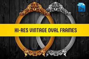 HI-RES VINTAGE OVAL FRAMES