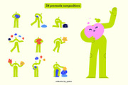 Abstract Character & Emotions, an Education Illustration by Pásha (Thumbnail 2 of 7)