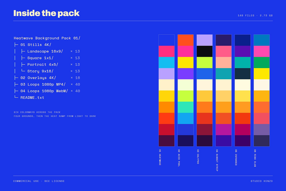 Heatwave Heat Map Gradients & Loops, a Background Graphic by Studio Kenzo (Photo 9 of 10)
