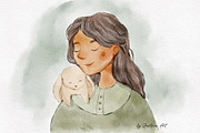 Realistic Watercolor Procreate Brush, a Brush Add-On by Jenteva Art (Thumbnail 9 of 15)