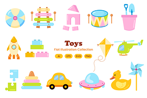 Toys Illustration Pack