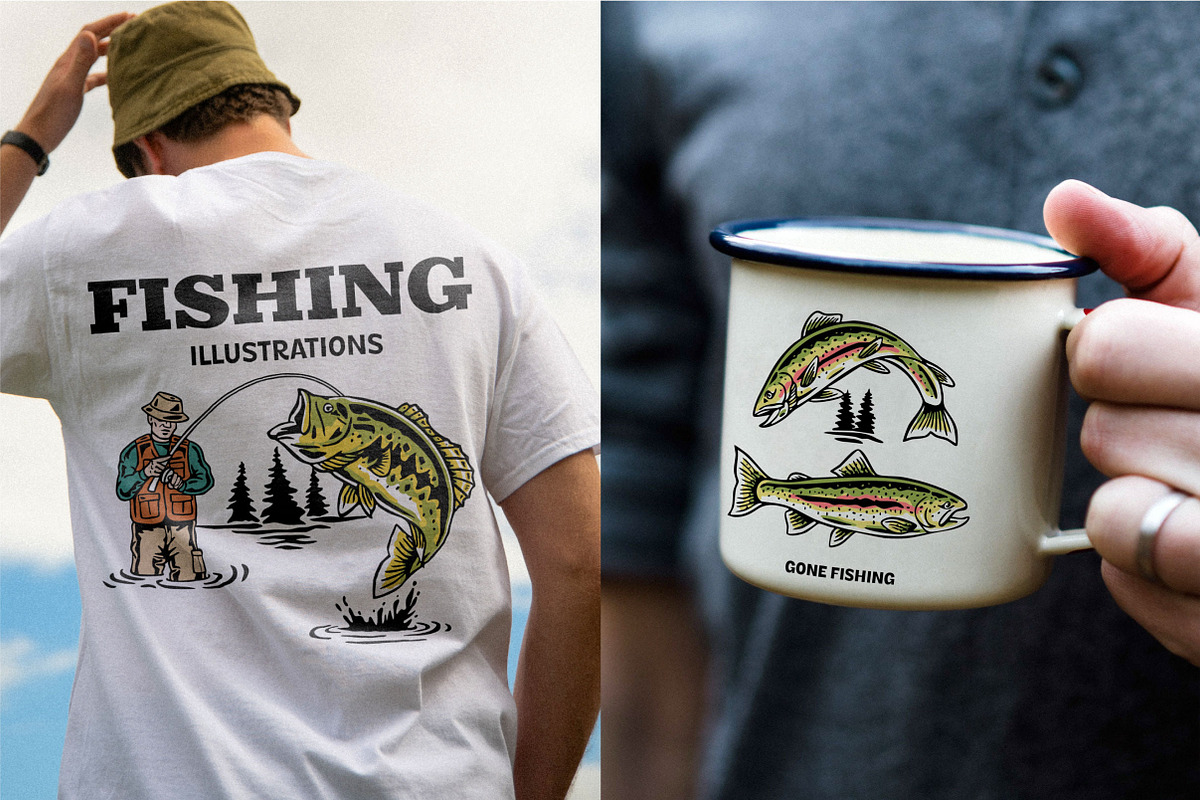 Fishing Illustrations, an Illustration by cd-design.co (Photo 6 of 8)