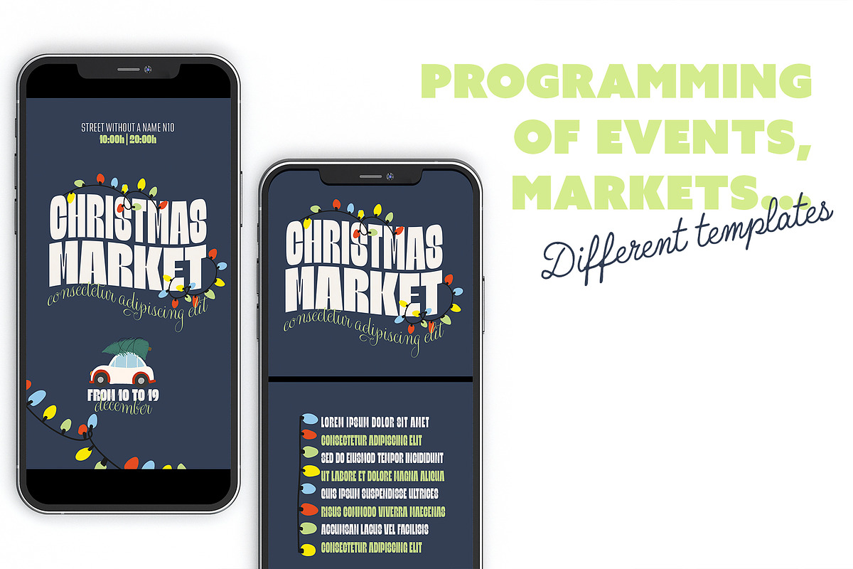 Christmas Social Media Template, a Social Media Template by McLittle Stock (Photo 2 of 4)