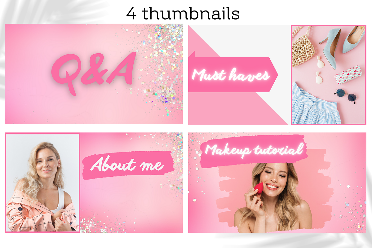Youtube branding kit for Canva, a Social Media Template by Amiraliya (Photo 5 of 6)