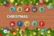 Christmas Flat Icons Set, an Icon by Yuzach (Thumbnail 1 of 4)