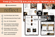 Reflect Squarespace Sales Template, a Squarespace Template by The Humanista Co. (Thumbnail 1 of 3)
