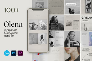 Olena - Social Kit Templates