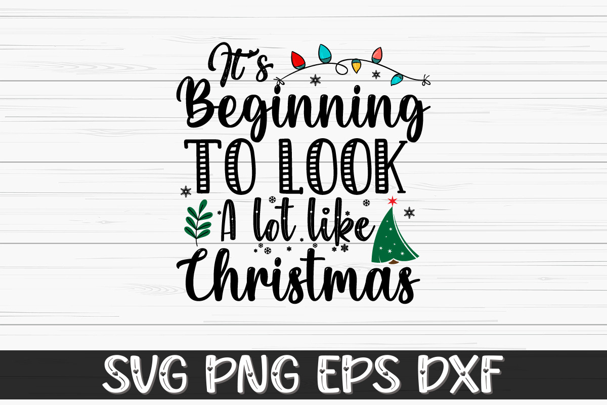 It’s Beginning To Look A Lot Like, an Illustration by SVGCuteShop (Photo 1 of 3)