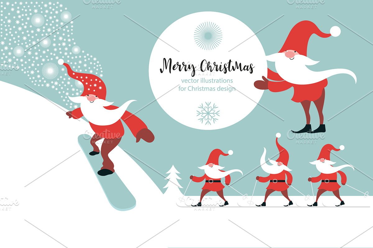 Christmas Gnomes, an Illustration by lenlis (Photo 2 of 8)