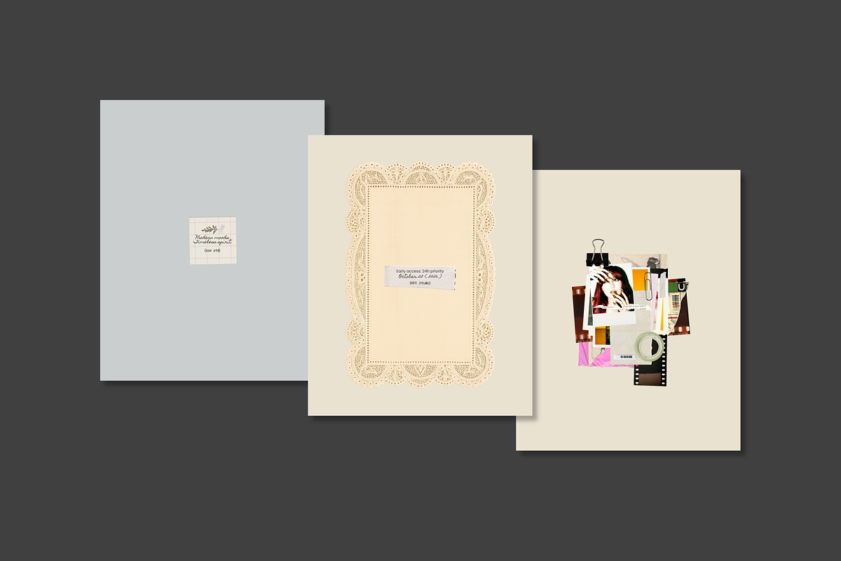 XVV Creative Collage Canva Templates, a Social Media Template by rainbojelia (Photo 1 of 14)