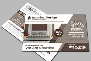 Interior Design Postcard