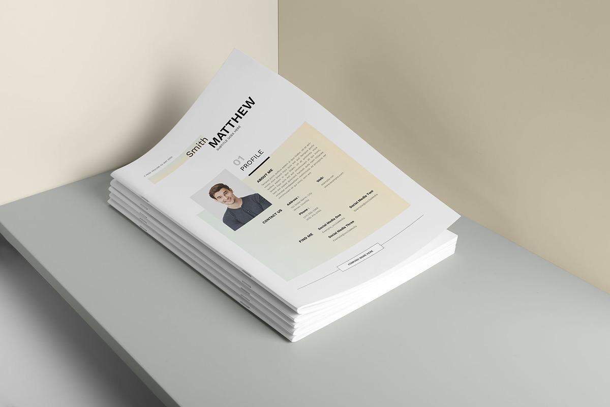Resume, a Resume Template by KreateTribe (Photo 6 of 7)