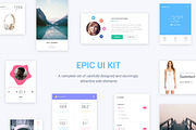 Epic UI Kit + Bootstrap Theme, an UI Kit Template by EpicShop (Thumbnail 6 of 19)