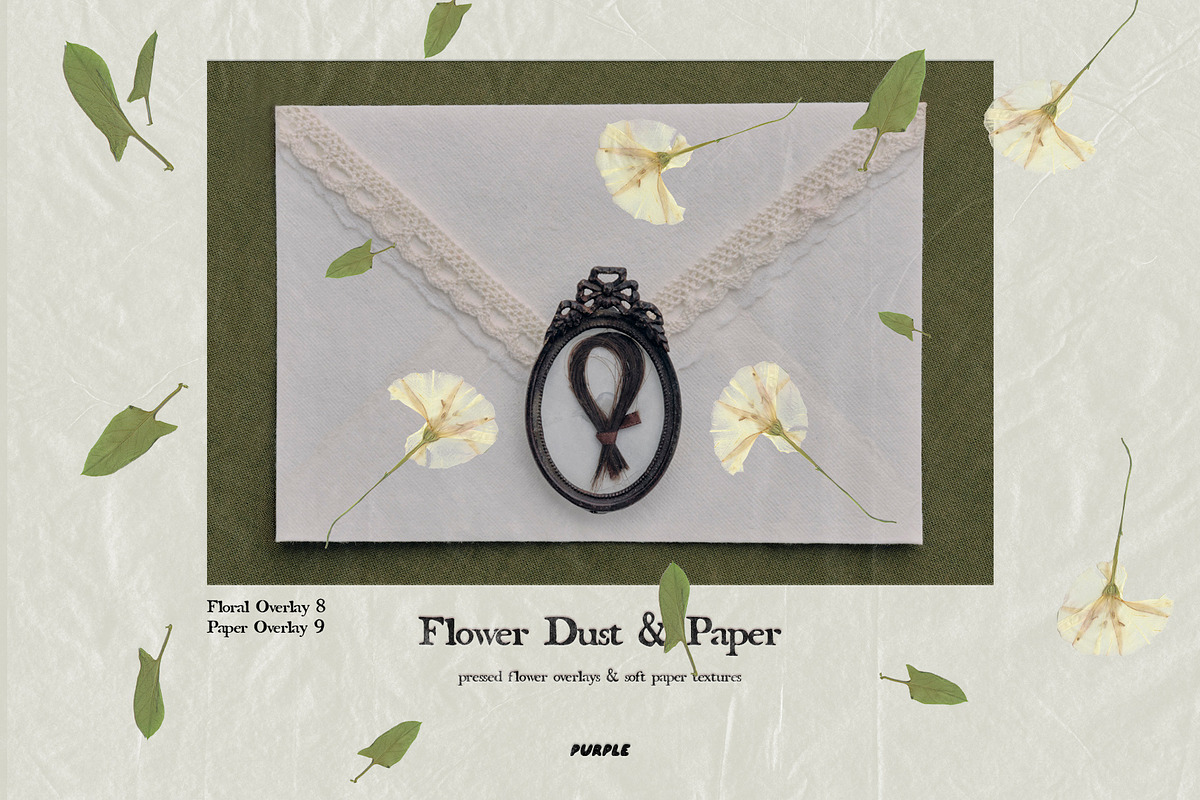 Flower Dust Overlays & Paper Texture, a Texture Graphic by Purple (Photo 7 of 15)