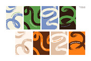 Abstract brushstrokes posters, cards, a Decorative Illustration by Good Studio (Thumbnail 2 of 5)