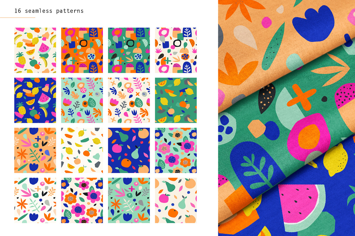Cut & Play - seamless patterns, a Pattern Graphic by Marish (Photo 6 of 7)