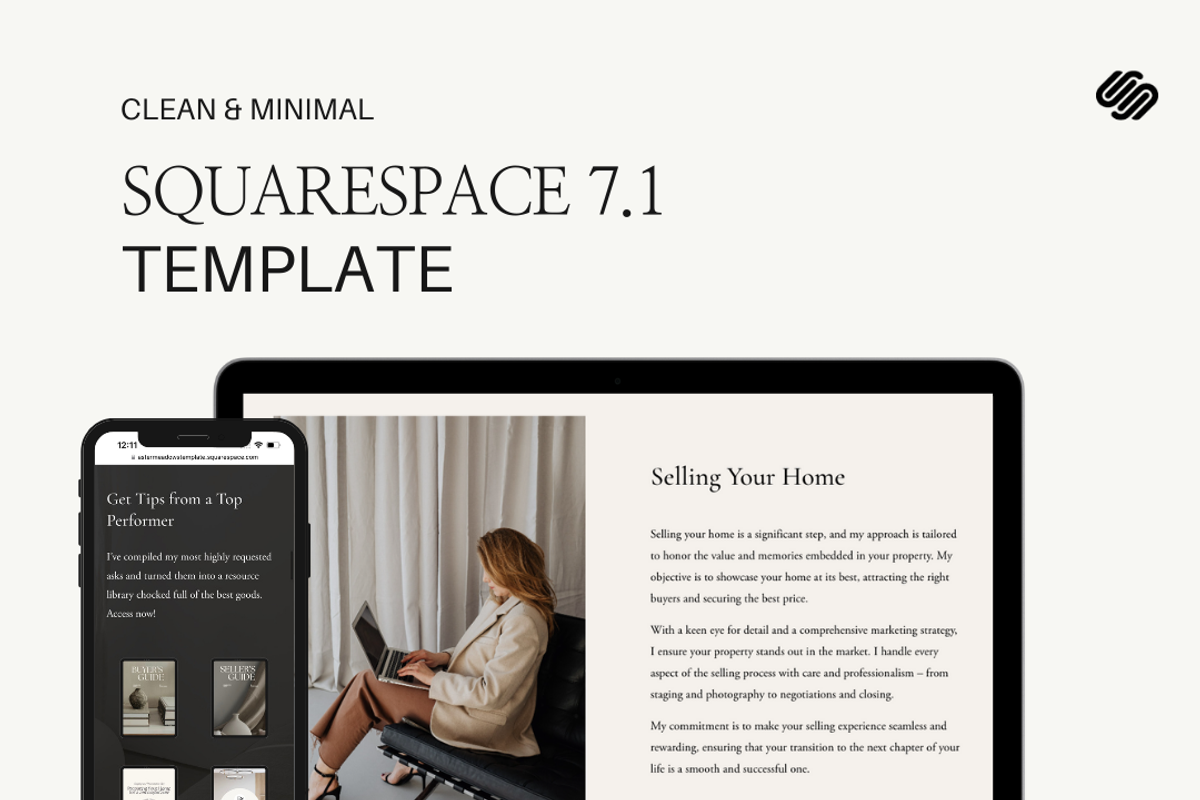 Real Estate Agent Website Template, a Squarespace Template by Derika Hack Studio (Photo 9 of 19)