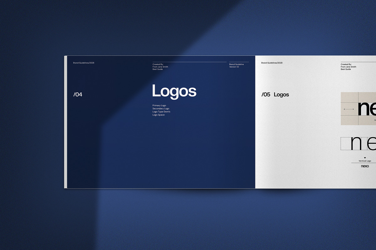 Brand Guideline Templates - CANVA, a Branding & Logo Template by evgenystudio (Photo 4 of 17)