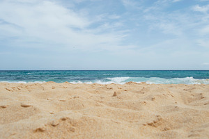 Paisaje costero. Beach.