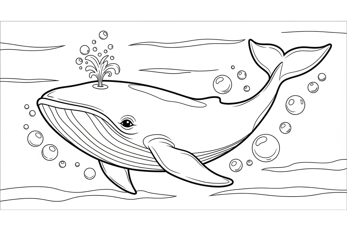 Whale Line Art Vector Bundle, an Illustration by yasushie (Photo 13 of 51)