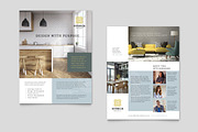 Interior Design Datasheet Template, a Flyer Template by StockLayouts (Thumbnail 4 of 5)