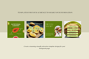 Nutrition Coach Instagram Canva Kit, a Social Media Template by Deepa Template Studio (Thumbnail 6 of 12)