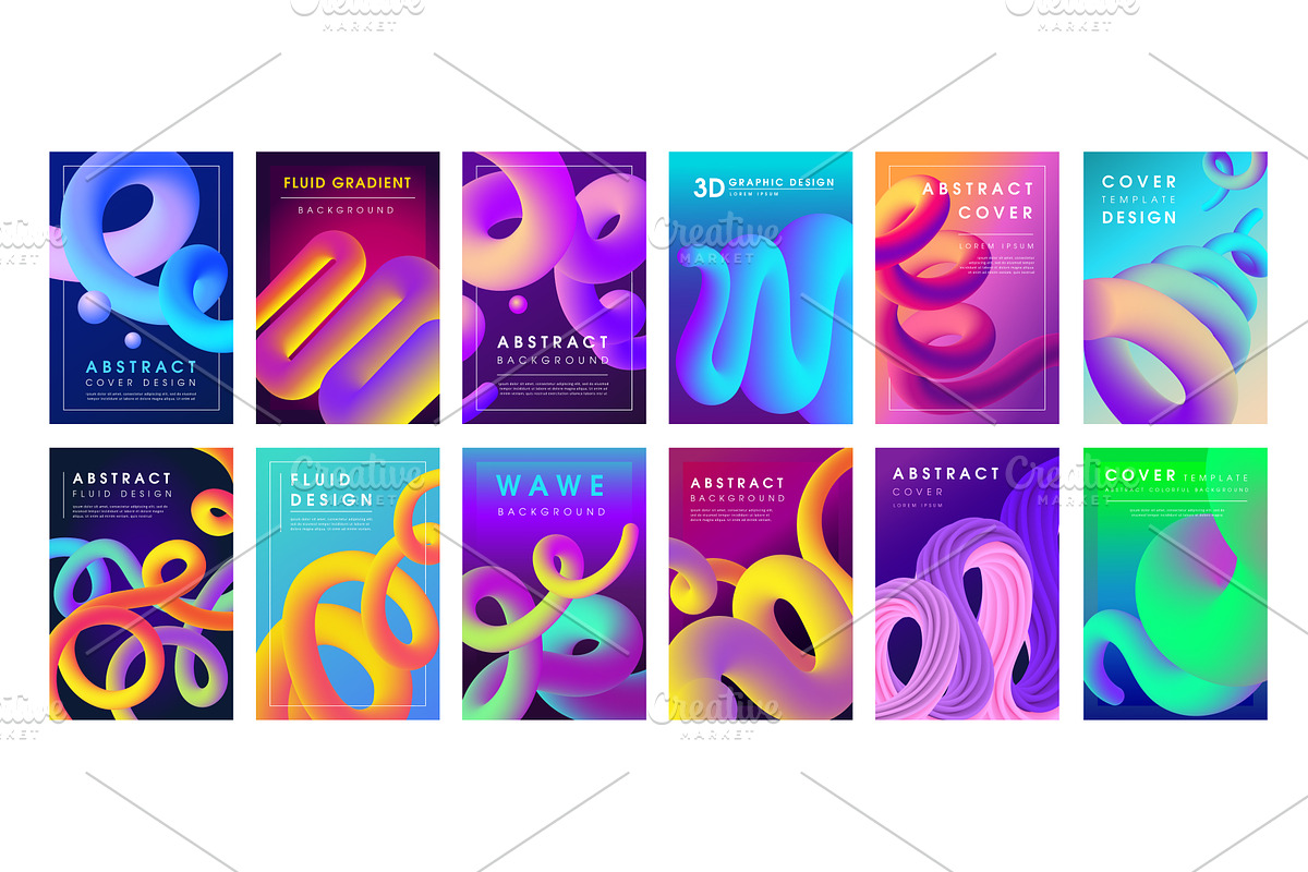 Modern abstract poster. Placard, a Graphic by Onyx