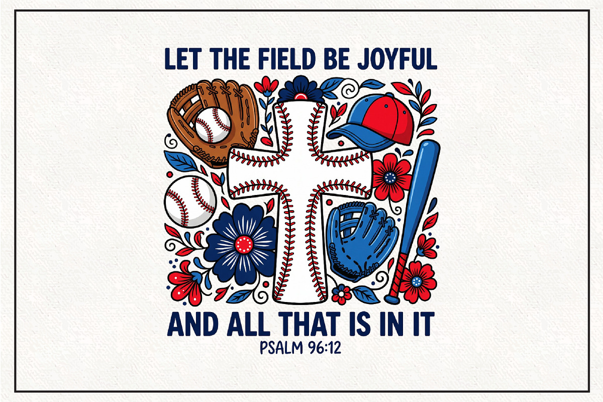 Joyful Baseball Coquette PNG, a Work Illustration by CraftArtStudio (Photo 1 of 4)