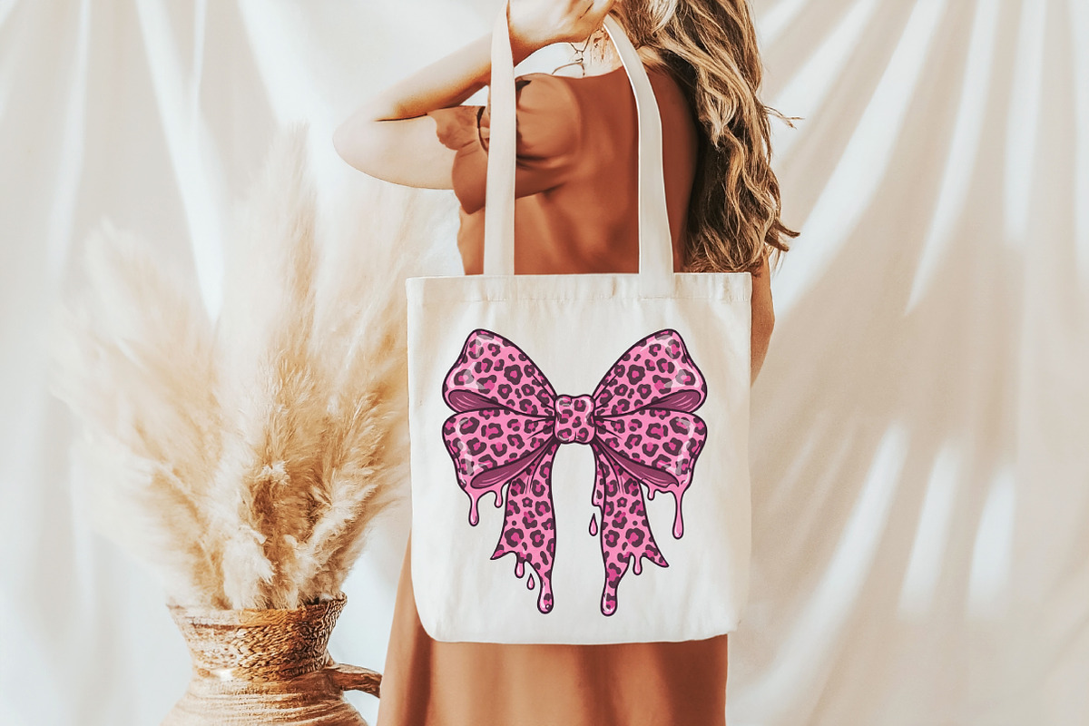 Pastel Goth Leopard Print Bow png, an Illustration by Libby Wishes (Photo 6 of 6)