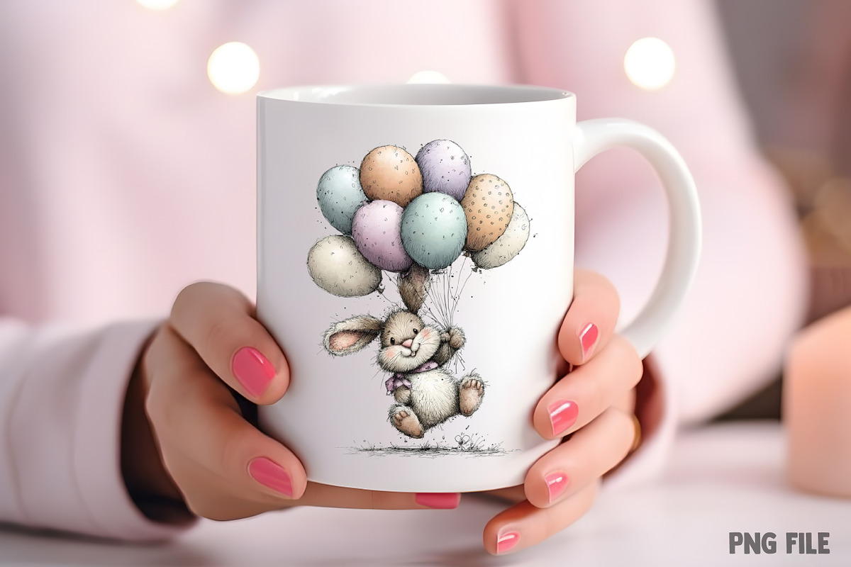 Whimsical Easter Clipart Bundle, an Illustration by Craft Nest (Photo 7 of 11)