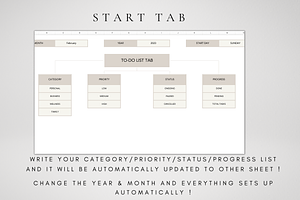 Excel To-Do List & Calendar