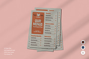 The Bunny - Our Menu, a Poster Template by Izdihaar_Studio (Thumbnail 1 of 3)