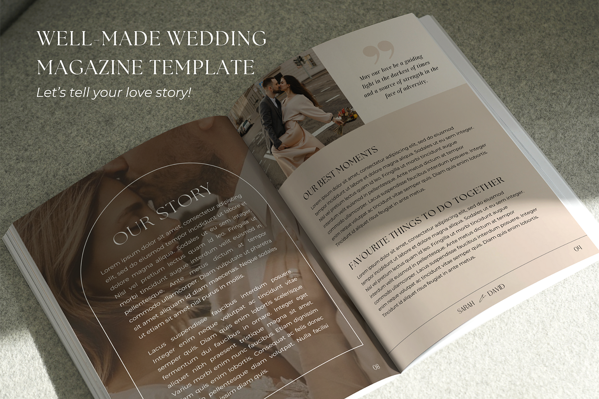 Wedding Day Magazine Template, a Templates & Theme by ShopRShop (Photo 9 of 9)
