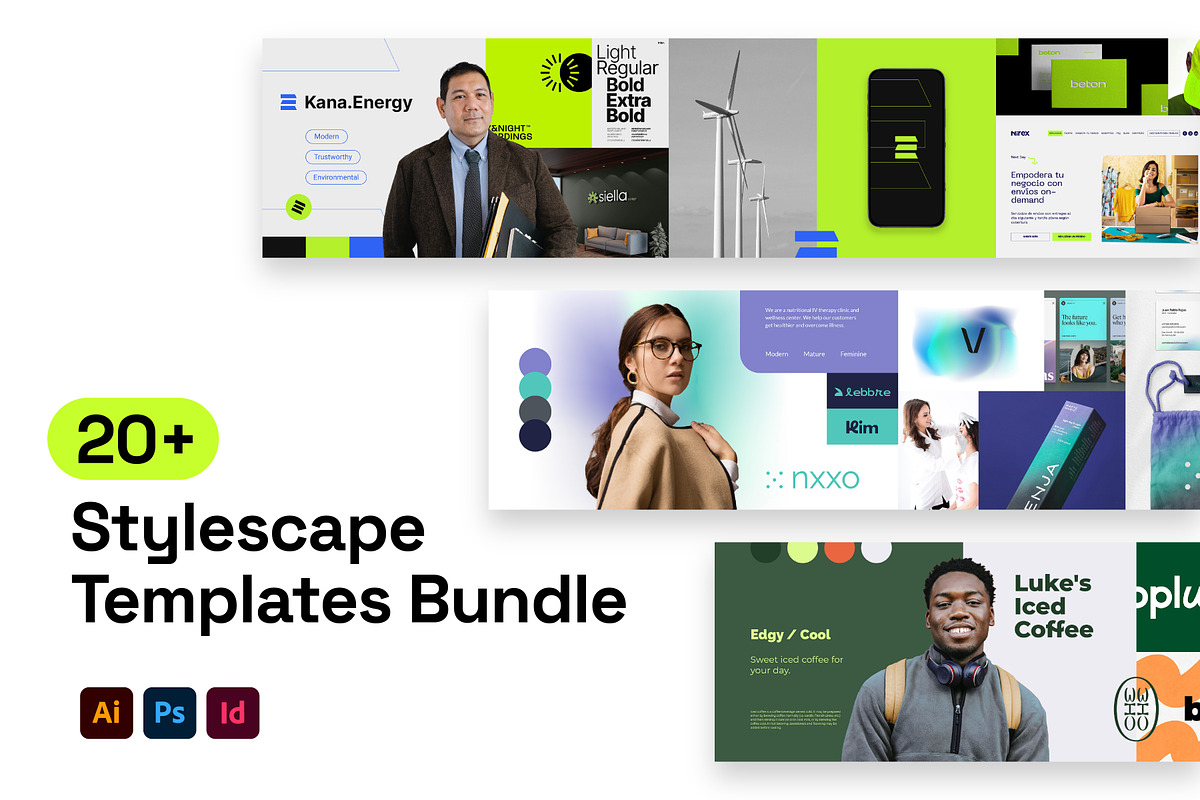 Stylescape Templates Bundle, a Branding & Logo Template by Hamdi Designs (Photo 1 of 12)