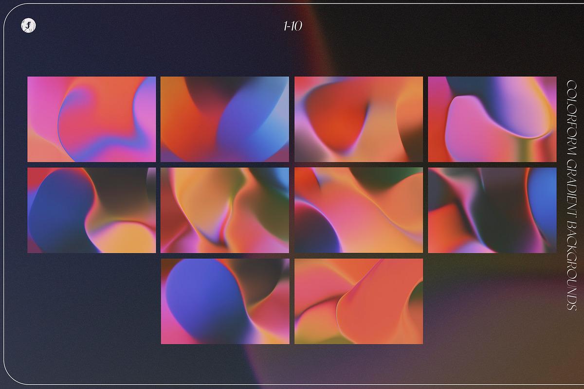 Colorform Gradient Backgrounds, a Background Graphic by Freezerondigital (Photo 7 of 14)