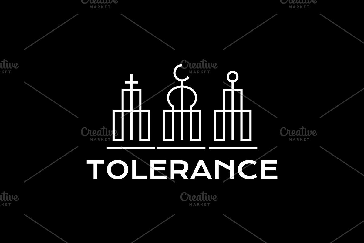 religious tolerance peace love logo, a Branding & Logo Template by devastd