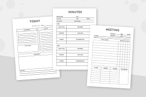 Meeting Organizer Notes Planner