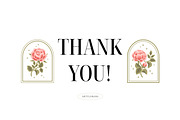Vintage Peony & Rose Logo Set, an Object Graphic by Artflorara (Thumbnail 9 of 9)