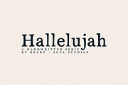 Hallelujah Serif | Handwritten Font, a Serif Font by Heart + Soul Studios (Thumbnail 12 of 12)