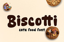 Biscotti - Food Brand Identity Font