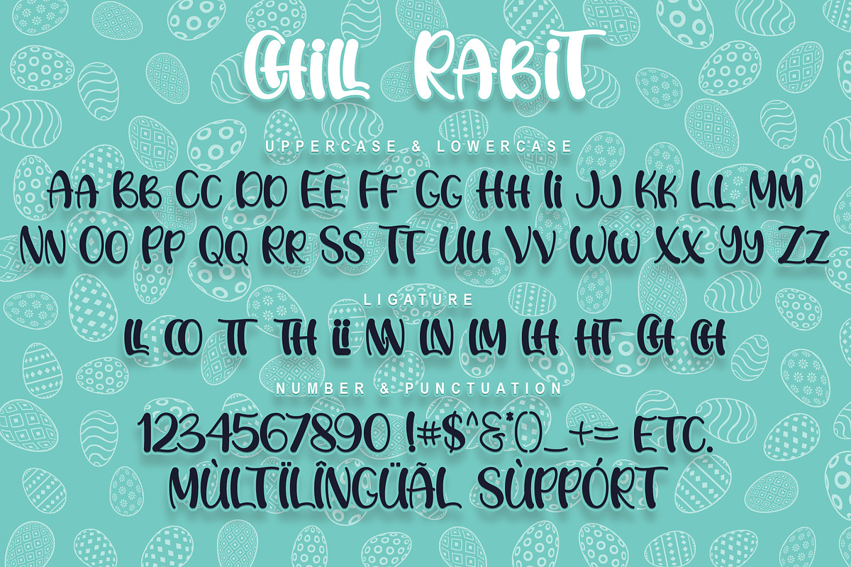 Chill Rabit - Display Font, a Handwritten Font by alifryanzulfikar (Photo 7 of 8)