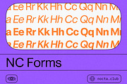 NC Forms — Modular Sans for Systems, a Serif Font by NOCTA SUPPLY (Thumbnail 1 of 4)