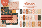 Little Boho Floral Patterns - VECTOR, a Pattern Graphic by Flora Wild Designs (Thumbnail 1 of 8)