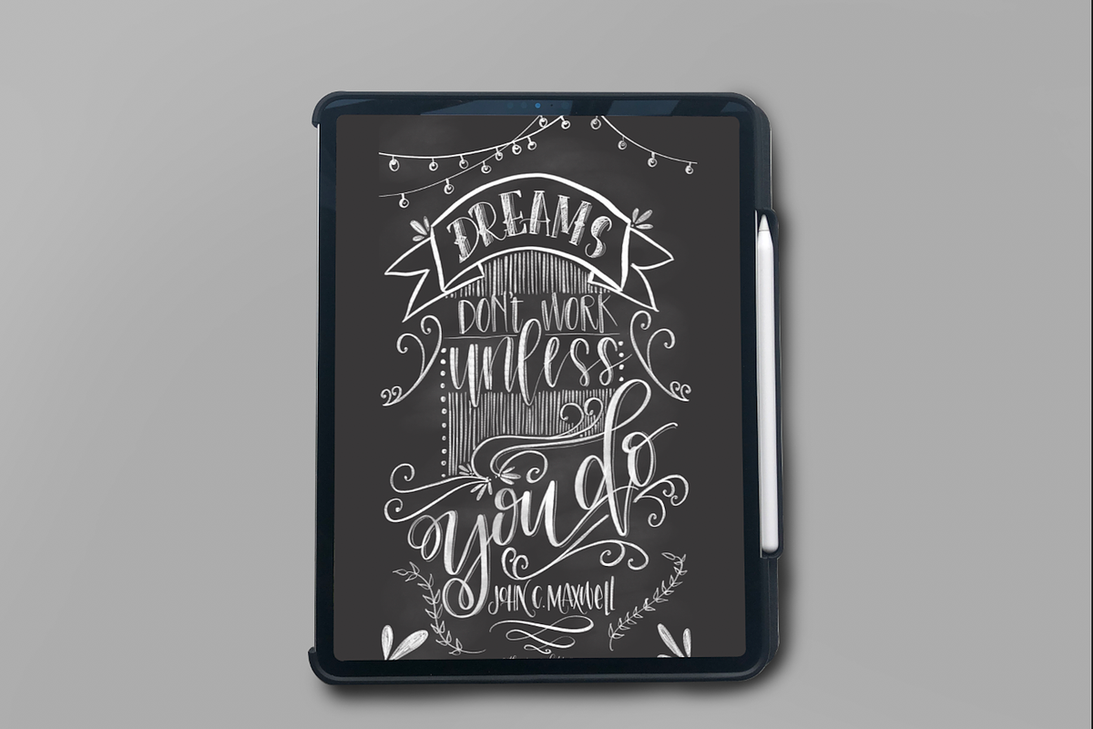25 Brush Procreate Lettering Bundle, a Brush Add-On by The Pigeon Letters (Photo 8 of 12)