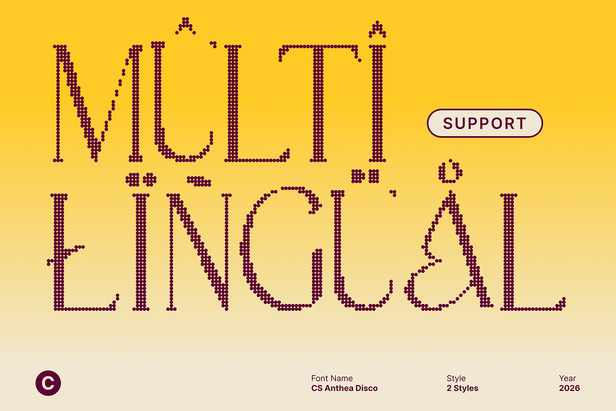 CS Anthea Disco, a Serif Font by Craft Supply Co. (Photo 5 of 8)