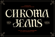 Chroma Jeans, a Blackletter Font by Sitintahitam (Thumbnail 1 of 9)