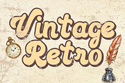 Vintage Retro - Handwritting, a Handwritten Font by Charmingbear59.design (Thumbnail 1 of 5)