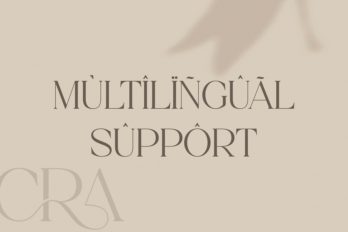 Craos - Beautiful Serif Font, a Serif Font by Aqeel_Art (Photo 9 of 12)