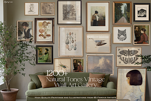 1200+ Natural Tones Vintage Gallery, a Person Illustration by Lilithcollageart