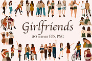 Abstract Best Friend clipart, a Person Illustration by ApetekMarket (Thumbnail 1 of 6)